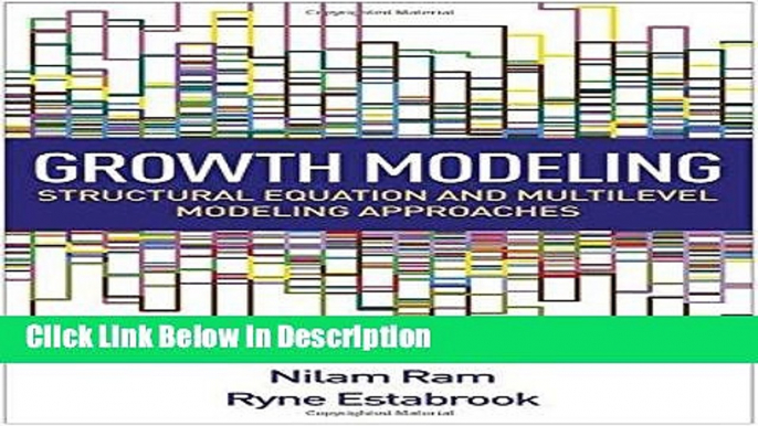 [Download] Growth Modeling: Structural Equation and Multilevel Modeling Approaches (Methodology in