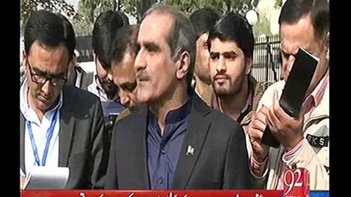 Allah ki mehabni hai ky Imran Khan ky wakeel Hamid Khan nay PM aur hakumat ka moqif pesh kiya hai-Khawaja Saad Rafique