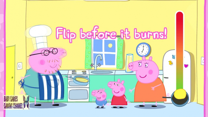 Peppa Pig - Daddy Pig Making Pancakes Game - Peppa Pig Games In English for Kids