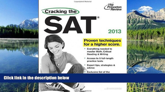 For you Cracking the SAT, 2013 Edition (College Test Preparation)