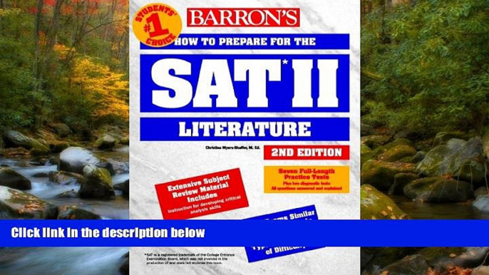 Choose Book How to Prepare for the SAT II Literature (Barron s SAT Subject Test Literature)