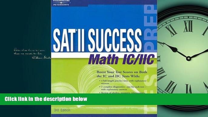 different   SAT II Success MATH 1C and 2C, 3rd ed (Arco Master the SAT Subject Test: Math Levels