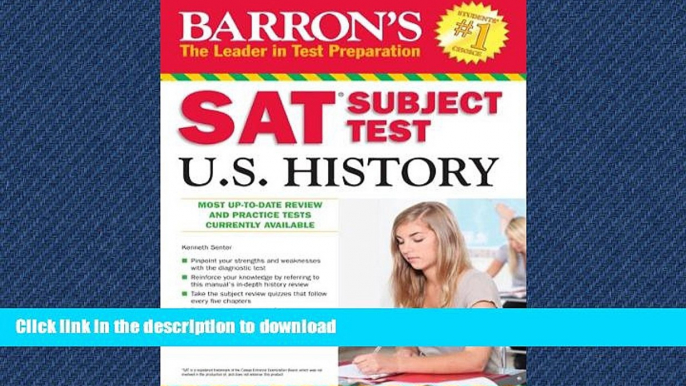 FAVORITE BOOK  Barron s SAT Subject Test in U.S. History (Barron s SAT Subject Test U.S. History)