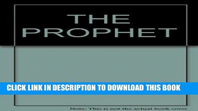 Ebook The Prophet Free Read