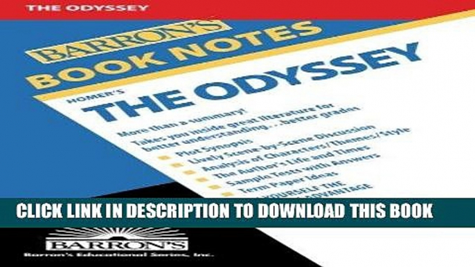 Best Seller Homer s The Odyssey (Barron s Book Notes) Free Read