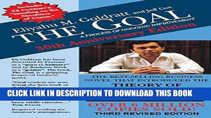 Ebook The Goal: A Process of Ongoing Improvement Free Download