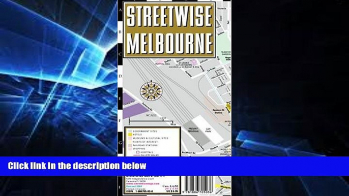 Ebook Best Deals  Streetwise Melbourne Map - Laminated City Center Street Map of Melbourne,