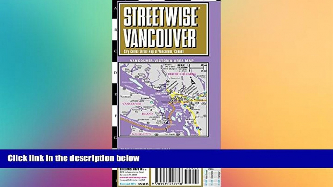 Ebook deals  Streetwise Vancouver Map - Laminated City Center Street Map of Vancouver, Canada  Buy