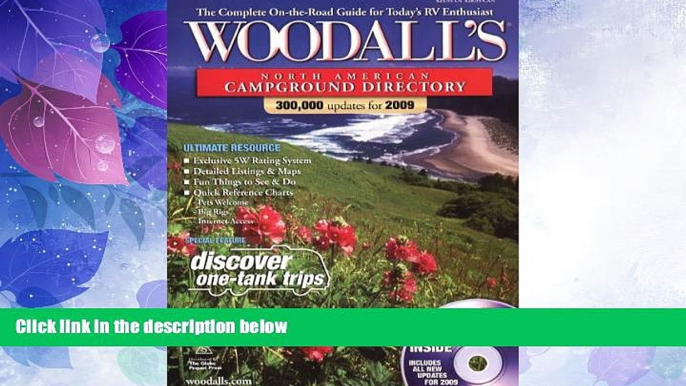 Deals in Books  Woodall s North American Campground Directory with CD, 2009 (Good Sam RV Travel