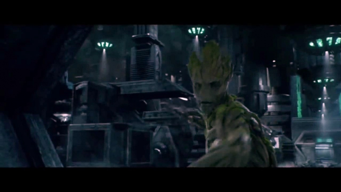 Guardians of The Galaxy- Groot Action Scene