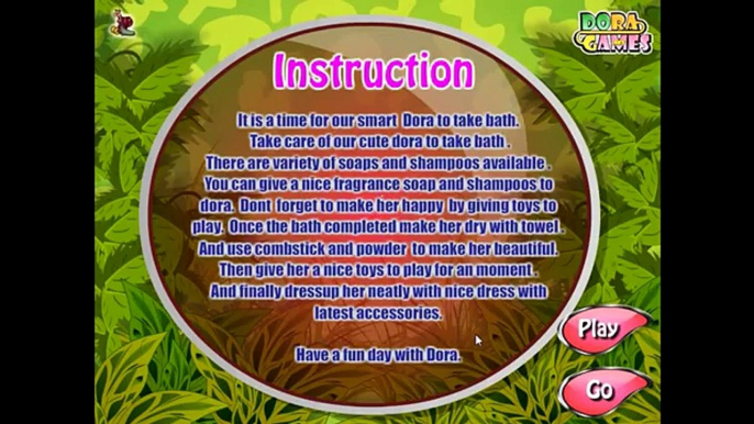 Baby Games to Play - Dora the Explorer, Cute Dora Bathing, New Game new For Children 赤ちゃんゲーム, 아기 게