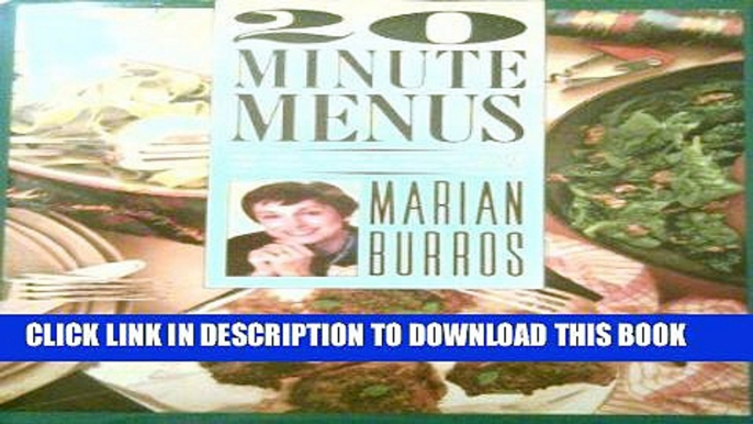 [PDF] FREE 20-minute Menus - Time-wise Reciepes   Strategic Plans For Freshly Cooked Meals Every