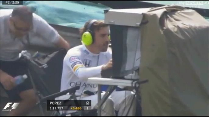 Quand Fernando Alonso s'improvise cameraman pendant le GP d'Interlagos