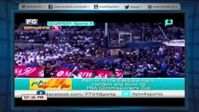 [PTVSports] Rain or Shine Elastopainters, inangkin ang titulo ng PBA Commissione’s Cup