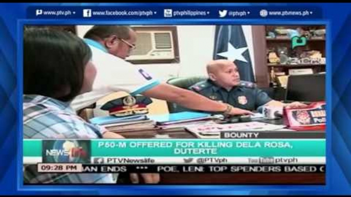 [NewsLife] P50M bounty offered, for killing incoming PNP Chief Dela Rosa and President-Elect Duterte