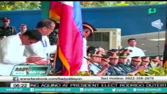 [Radyo Bisyon] PNP Chief General Ricardo Marquez, pormal ng nagretiro [06|29|16]