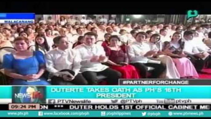 [NewsLife] President Rody Duterte takes oath as Philippines' 16th President [06|30|16]