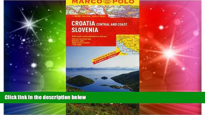 Ebook deals  Croatia/Slovenia Marco Polo Map (Marco Polo Maps)  Buy Now