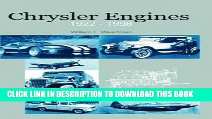 Best Seller Chrysler Engines, 1922-1998 Free Read