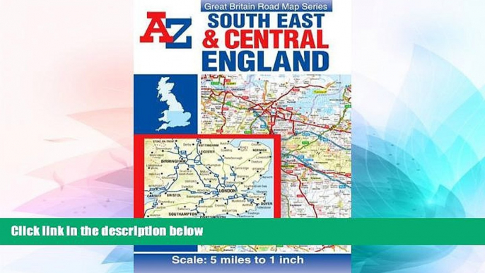 Ebook deals  South East   Central England Road Map (A-Z Road Map)  Most Wanted