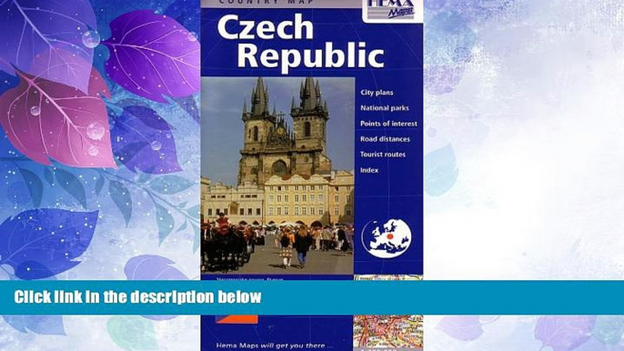 Big Deals  Czech Republic Country Map by Hema (English, Spanish, French, Italian and German