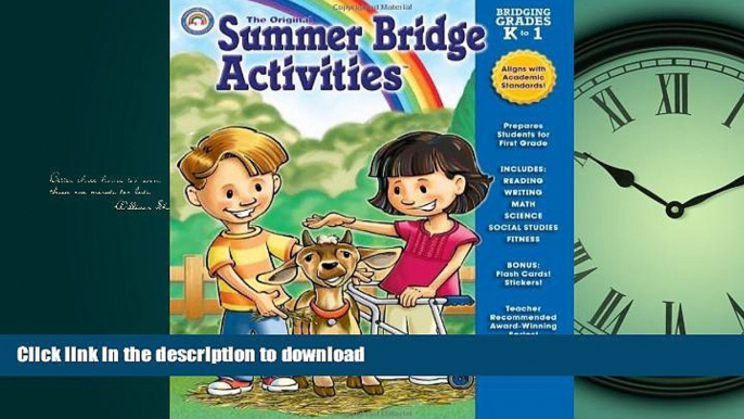 READ  Summer Bridge Activities: Bridging Grades Kindergarten to 1 FULL ONLINE