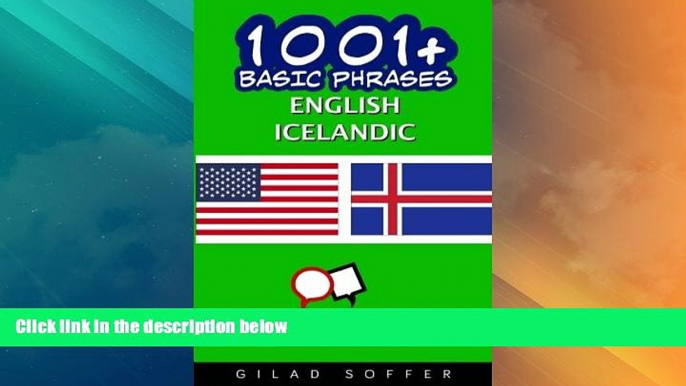 Must Have PDF  1001+ Basic Phrases English - Icelandic  Best Seller Books Best Seller