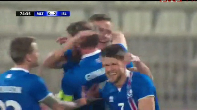 0-2 Sverrir Ingi Ingason GOAL HD - Malta vs Iceland 15.11.2016