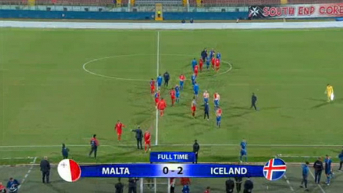 Malta 0-2 Iceland - All Goals Exclusive - (15/11/2016)