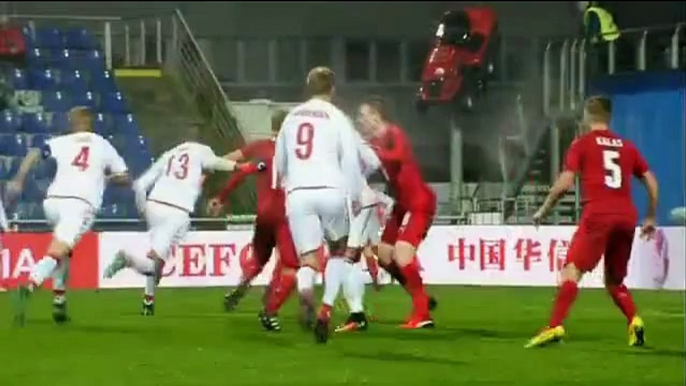 Nicolai Jorgensen  GOAL HD - Czech Republic 1-1 Denmark 15.11.2016