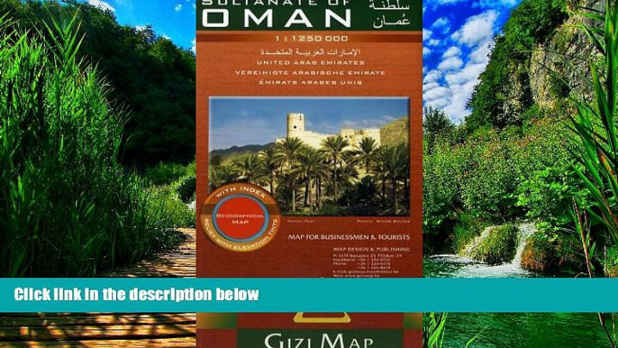 Best Buy Deals  Sultanate of Oman Geographical Map (English, French, Italian and German Edition)