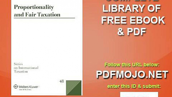 Proportionality and Fair Taxation (Internationa Taxation)