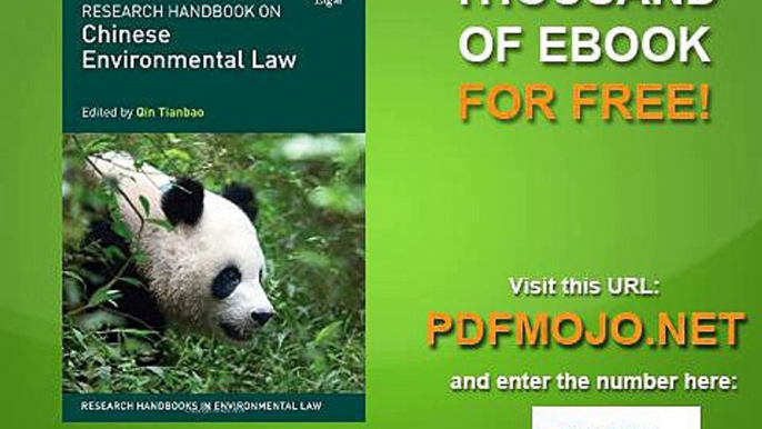 Research Handbook on Chinese Environmental Law (Research Handbooks in Environmental Law series)