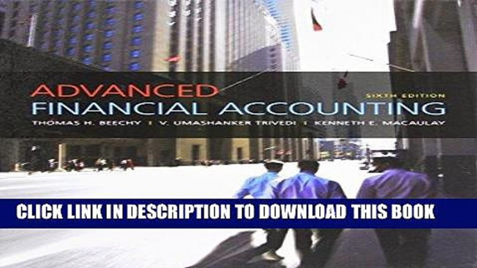 [PDF] Advanced Financial Accounting (6th Edition) Popular Collection