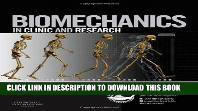 [PDF] Biomechanics in Clinic and Research: An interactive teaching and learning course, 1e Full