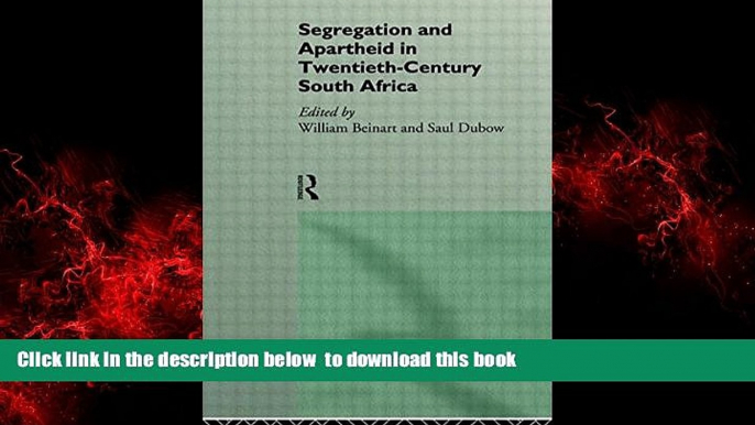 liberty book  Segregation and Apartheid in Twentieth Century South Africa (Rewriting Histories)