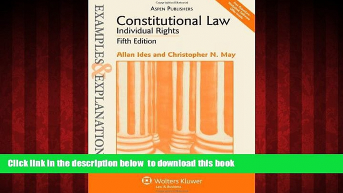 Best book  Constitutional Law - Individual Rights: Examples   Explanations, Fifth Edition online