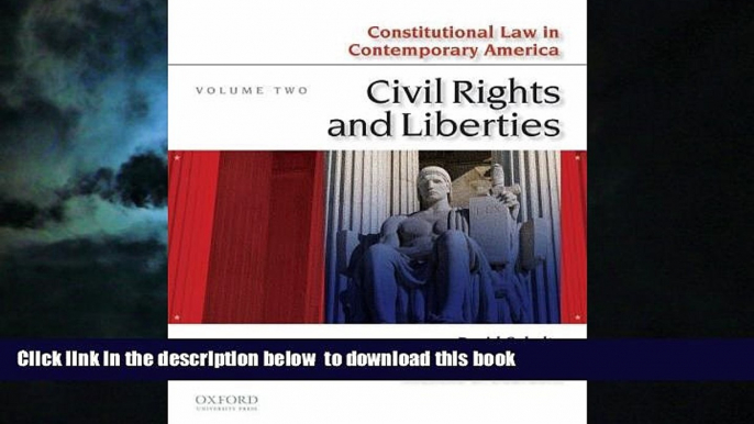 Best books  Constitutional Law in Contemporary America, Vol. 2: Civil Rights and Liberties online