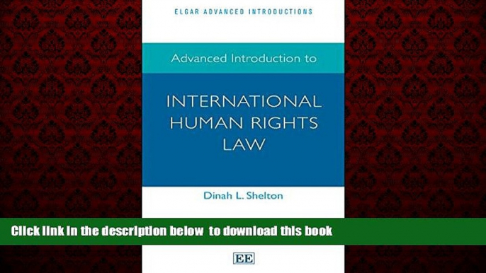 Best book  Advanced Introduction to International Human Rights Law (Elgar Advanced Introductions