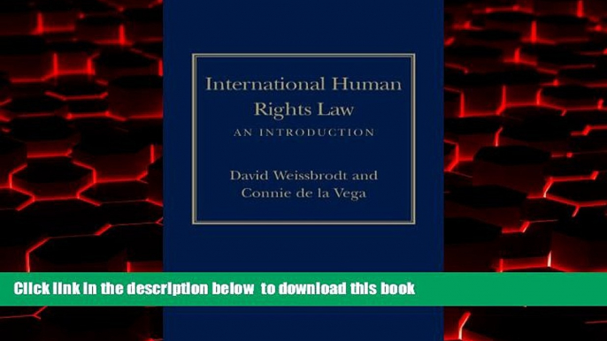 liberty books  International Human Rights Law: An Introduction (Pennsylvania Studies in Human