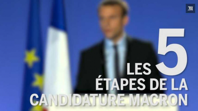 Emmanuel macron : les étapes politiques d'une candidature