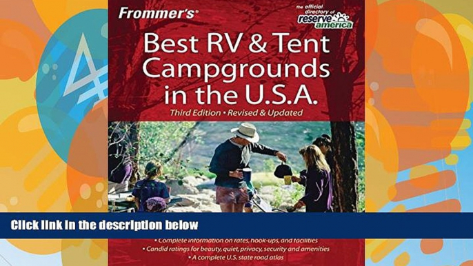 Big Sales  Frommer s Best RV and Tent Campgrounds in the U.S.A. (Frommer s Best RV   Tent