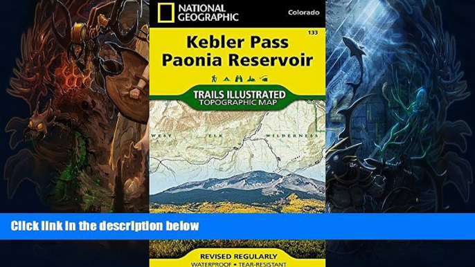 Buy NOW  Kebler Pass, Paonia Reservoir (National Geographic Trails Illustrated Map)  Premium