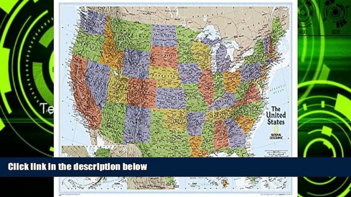 Buy NOW  United States Explorer Wall Map - Laminated (U.S. Map) (National Geographic Reference