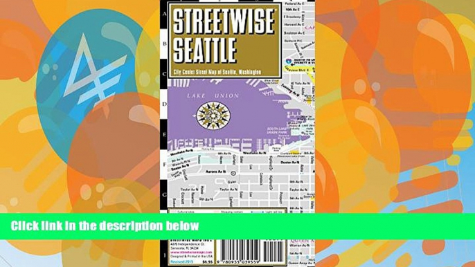 Big Sales  Streetwise Seattle Map - Laminated City Center Street Map of Seattle, Washington -