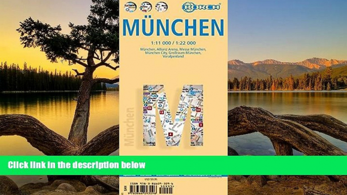 Buy NOW  Laminated Munich Map by Borch (English Edition)  READ PDF Online Ebooks