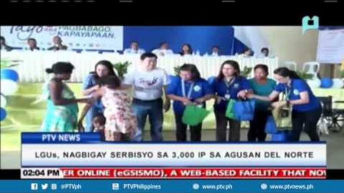 LGUs, nagbigay serbisyo sa 3,000 IP sa Agusan Del Norte