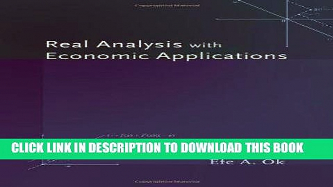 Best Seller Real Analysis with Economic Applications Free Read