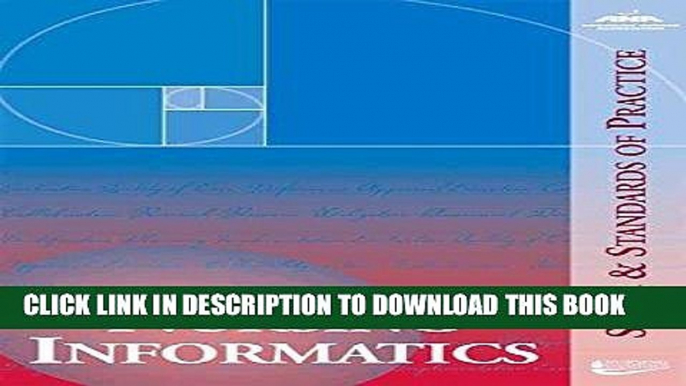 Best Seller Nursing Informatics: Scope   Standards of Practice (American Nurses Association) Free