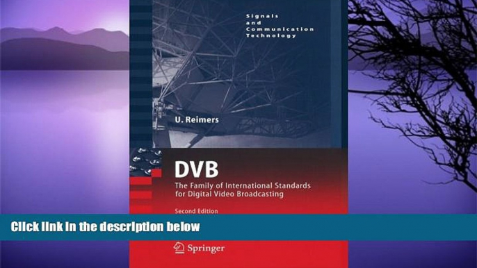 Buy NOW  DVB: The Family of International Standards for Digital Video Broadcasting (Signals and